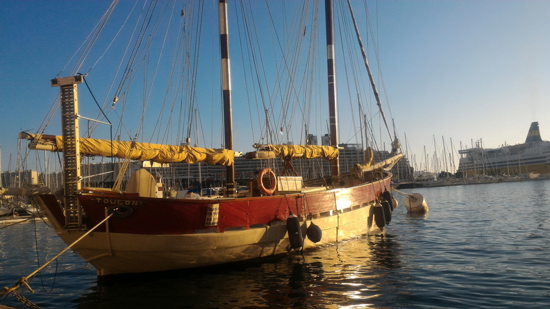 Goélette port de Toulon