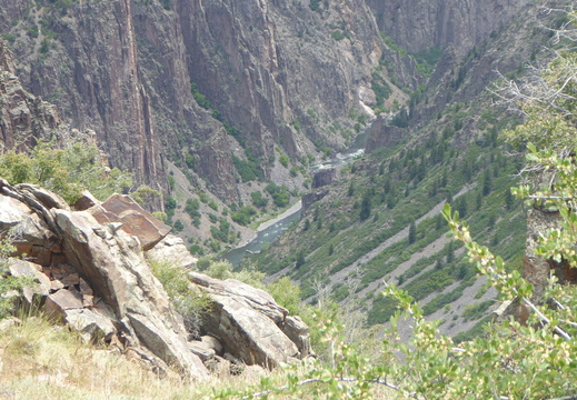The black Canyon of the Gunnison