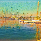 Port de Toulon - vue vers le musée de la marine